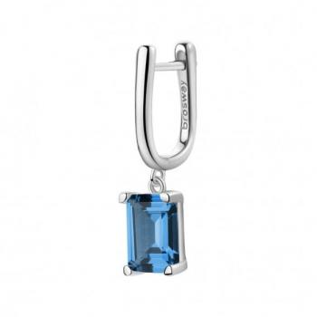 Brosway, Ohrringe, Fancy Freedom FFB07 Einzelohrring in Silber und Blau