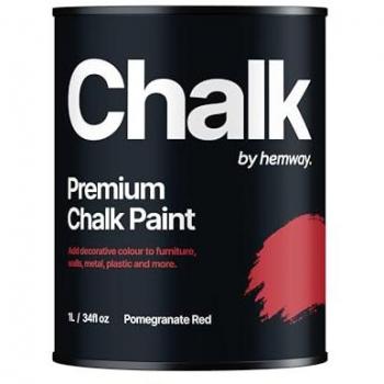 Hemway Pomegranate Red Smooth Chalk Finish