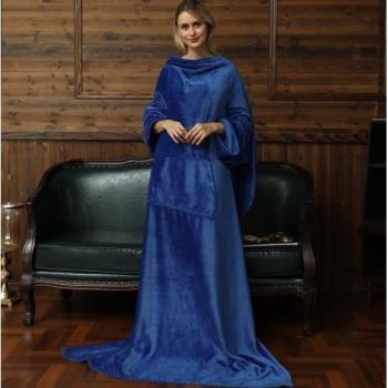 Cobija Mantas Cómoda con Capucha de Poliéster