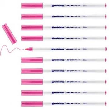 Edding 4600 Marker für Stoff, rosa, 1 mm