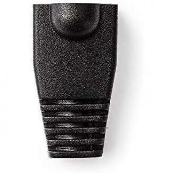 Cable Tension Guard for RJ45 Connectors – 10 Pack (Black)