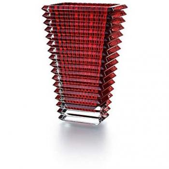 Baccarat 2802302 Eye Red Tall Rectangular Vase