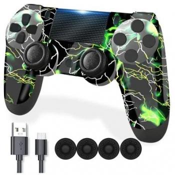 NGTOWN Vibration Light Bar Speaker PS4 Controller