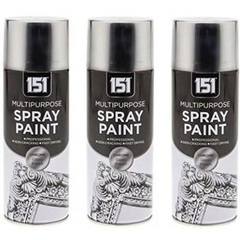 51 Professional Grade Chrome Gloss Spray Paint 400ml