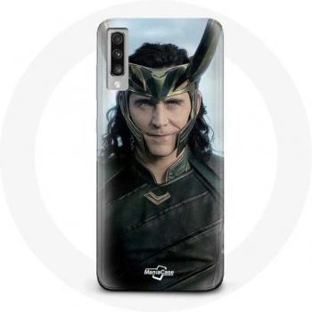 Maniacase Casque Saison 1 : Protection pour Samsung Galaxy A70 Loki Thor Ragnarok