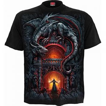 Spiral Dragon's Lair T-Shirt schwarz