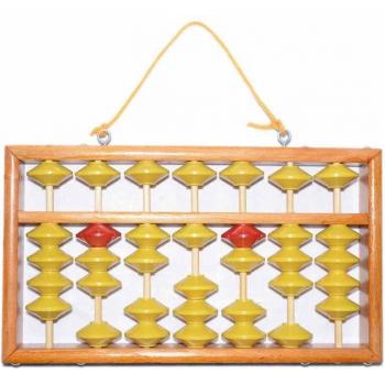7-Column Wooden Abacus for Education