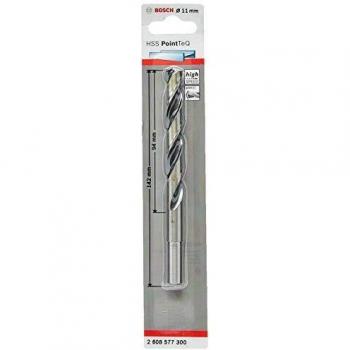 Forets hélicoïdaux HSS PointTeQ Bosch (pour métal, emmanchement réduit 11 x 94 x 142 mm)