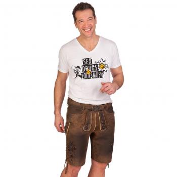 Spieth & Wensky Kurzlederhose Herren – Rino, Walnuss – 54