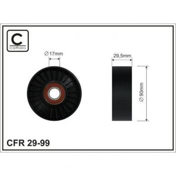 CAFFARO 29-99 Polea de guía para correa poli V