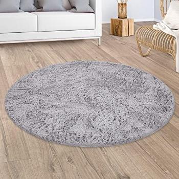 Tappeto Morbido Shaggy Grigio 160x220 cm
