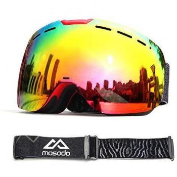 Mosodo Embossed Strap Snowboard Goggles