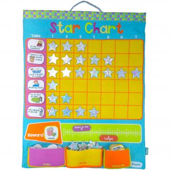 Star Chart Fabric Wall Hanging with Detachable Pieces