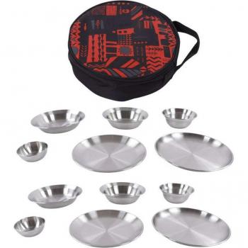Service de Dîner Nomade 12 objets – Rangement Vaisselle Barbecue