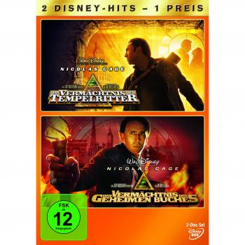 Das Vermächtnis der Tempelritter / Das Vermächtnis des geheimen Buches [2 DVDs]