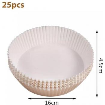 50pcs Non-Stick Round Paper Liners for Air Fryer