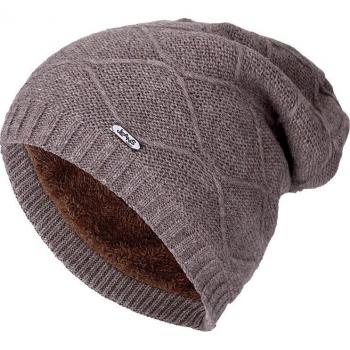 Warm Striped Knit Beanie