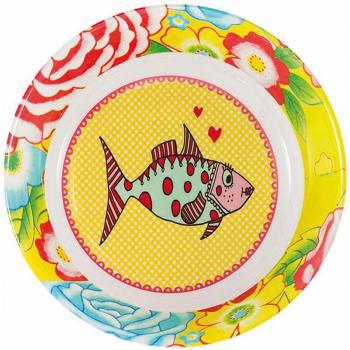 Les Trésors De Lily Yellow Fish Plate
