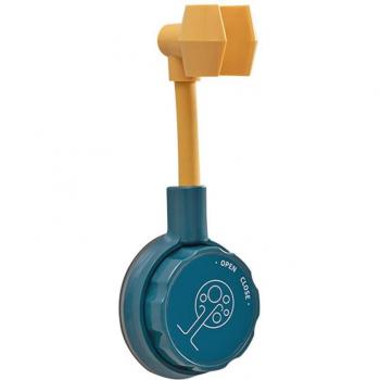 Soporte de Cabezal de Ducha Universal, Base y Boquilla, Sin Perforación, 360 Grados de Rotación