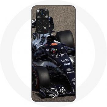 Housse Xiaomi Redmi Note 11S Yuki Tsunoda F1 Bleu