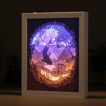 Gold 3D Shadow Box Wall Art