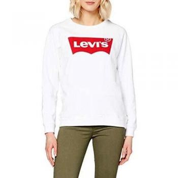 Levi's Better Batwing Felpa Relaxed Graphic Crew White M