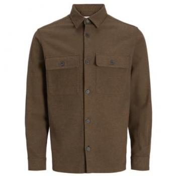 Camicia Jack & Jones JPRRAYLE Marrone Scuro 2XL
