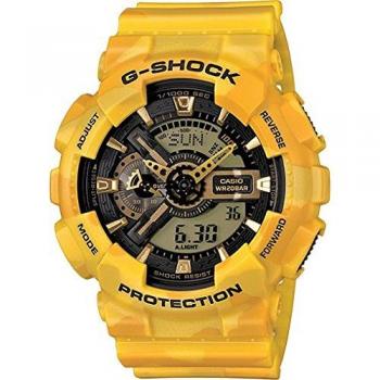 Casio Gelbe Digitaluhr GA110 CM-9 A – X‑Large Metallic Camouflage