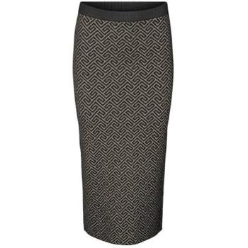 Chic Vero Moda Falda Lápiz Negra 10314463