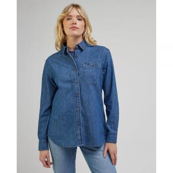 Camisa Lisa Lee para Oficina y Casualidad