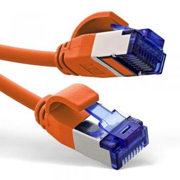 Câble Cat6a S/FTP Orange 10 m Neuf