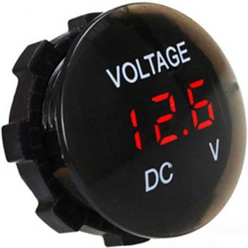 DC 12V-24V LED Display Voltmeter for Vehicles