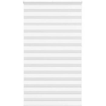 VidaXL White Zebra Blinds 130x230 cm Fabric Width 125.9 cm