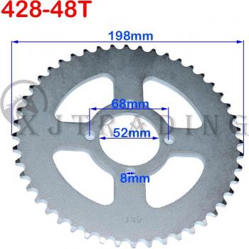 Chinese ATV 420/428 Chain Sprocket 31T/37T/41T/48T 52MM