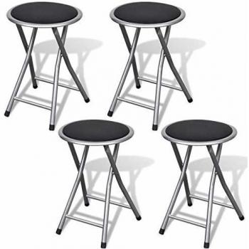 Tabourets de bar en similicuir 4 pièces