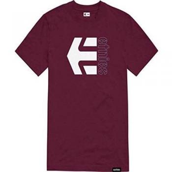 Maglia short Etnies Corp Bordeaux per uomo