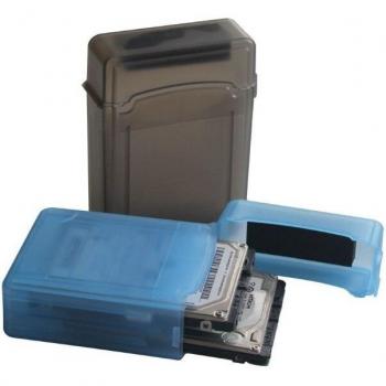 Eunaimee boîtier de disque dur en plastique, 4 packs colorés, pour 2 disques durs 2,5 pouces