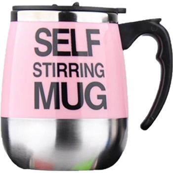 Tasse auto-agitation 450ml en acier inoxydable pour mélanger café et thé