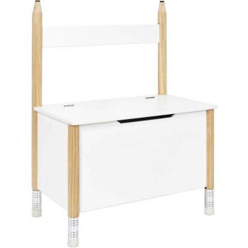 Banco Decorativo Blanco para Niños