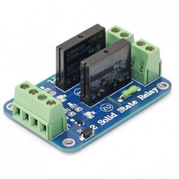 SainSmart 2‑Channel SSR Shield – UNO / MEGA / NANO