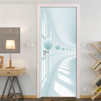Póster Celestial de Puerta con Adhesivo Impermeable