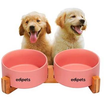 Comedero y bebedero de cerámica para mascotas Edipets