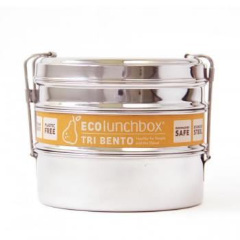Personalisierte Edelstahl Lunchbox Tri Bento