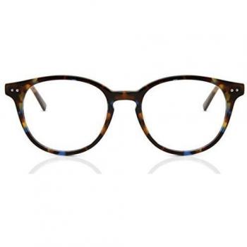 Tortoiseshell Oval Full Rim Acetate Men's Prescription Glasses Size 49 with Free Lenses