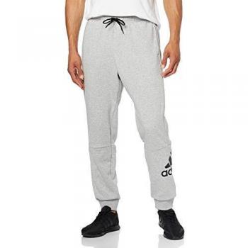 Adidas Men’s Medium Grey/Black Fleece Bottoms
