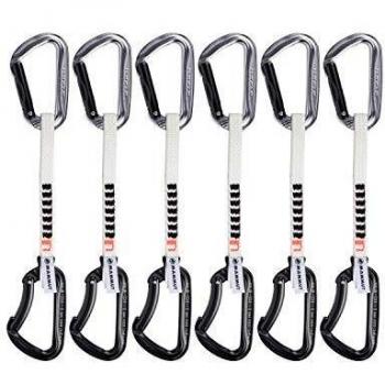 Mammut NORDWAND Key Lock KLETTRIEGEL, 6 Stück, Erwachsene, Unisex, Straight Gate/Bent Gate