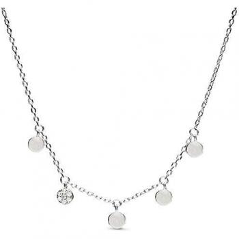 Collar de Plata de Ley 925 Luxenter con Diseño Circular