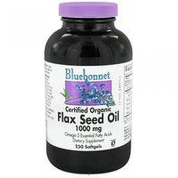 Aceite de Lino Natural – 100 cápsulas 1 g, Bluebonnet