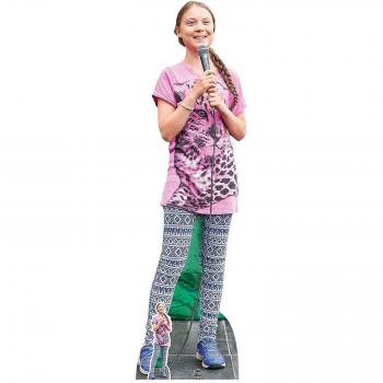 Statue en Carton Greta Thunberg 1:1 – Figurine Décorative