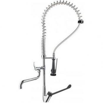 Doccia Lavello Prelavaggio Kit Cromo Nero Idral